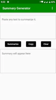 Summary Generator android App screenshot 3
